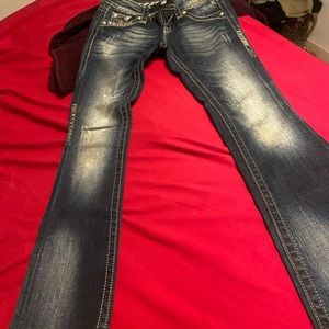 Size 24 Rock Revival jeans. Like new.